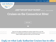 Tablet Screenshot of ladykatecruises.com